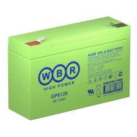 WBR GP6120. Аккумулятор герметичный свинцово-кислотный. WBR