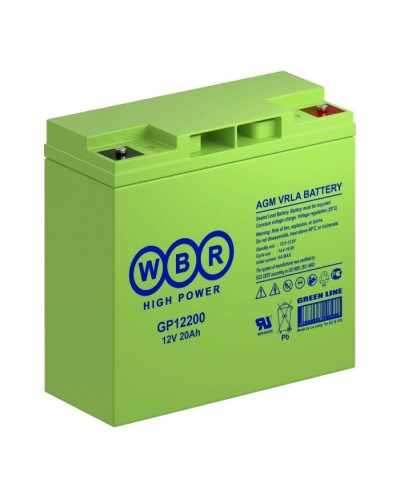 WBR GP12200. Аккумулятор герметичный свинцово-кислотный. WBR в Вологде