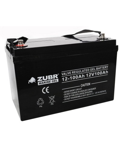 ZUBR MARINE GEL NPG 12-100 (12V, 100Ah). Аккумулятор герметичный свинцово-кислотный. ZUBR в Вологде