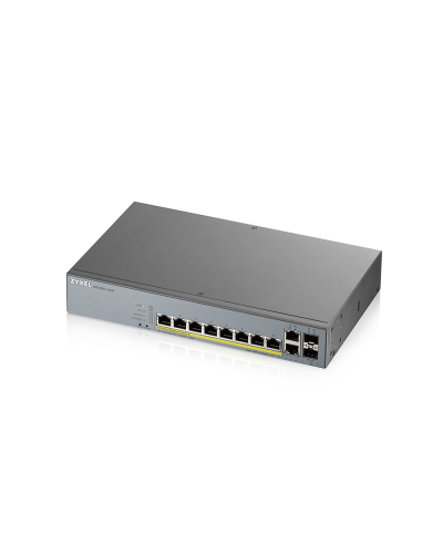 GS1350-12HP-EU0101F. Коммутатор сетевой PoE управляемый L2. ZYXEL в Вологде