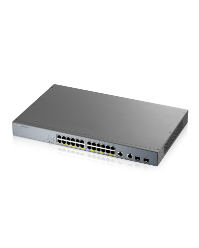 GS1350-26HP-EU0101F. L2 коммутатор PoE+ для IP-видеокамер rack 19. ZYXEL в Вологде