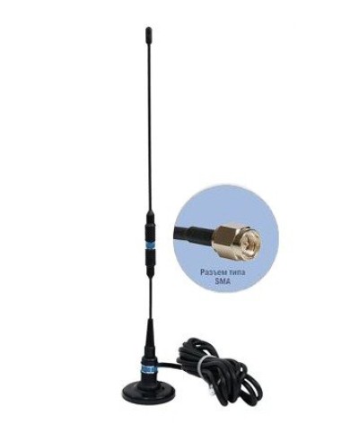 Антей 924М SMA 3м, на магните, 5,5dB. Антенна GSM на магнитном основании. Антей-Ко в Вологде