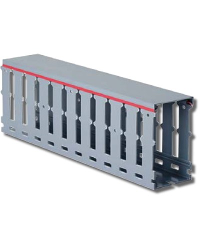 Короб перфорированный 80x40 RL12 (00163RL) серый: Короб перфорированный с крышкой в Вологде