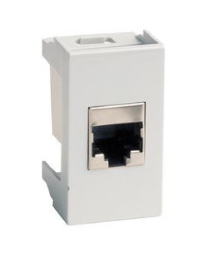Розетка RJ-45 Viva 1 модуль серая (45138): Розетка компьютерная с одним разъёмом в Вологде