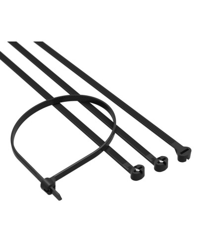 Хомут 4,8x300 P6.6, черный (100шт) (21317SR): Хомут с двойным замком в Вологде