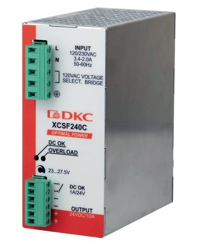 Источник питания однофазный, 240Вт, 5А, 48В (XCSF240DP). Источник питания OPTIMAL POWER однофазный, с ORing диодом. ДКС в Вологде