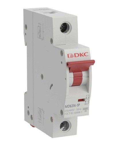 YON max MD63N 1P 10А 6кА C (MD63N-1PC10). Автоматический выключатель. ДКС в Вологде