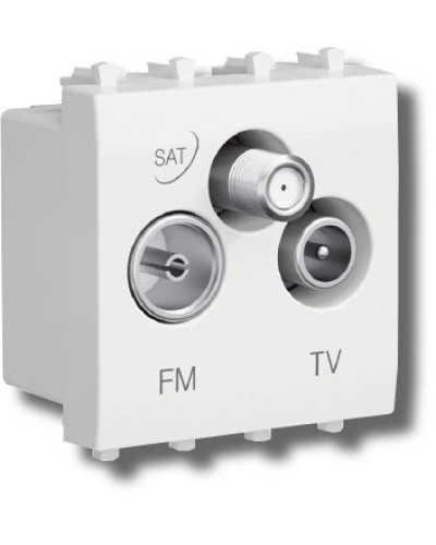 Розетка TV-FM-SAT Avanti 1 модуль белое облако (4400532): Розетка TV-FM-SAT в Вологде