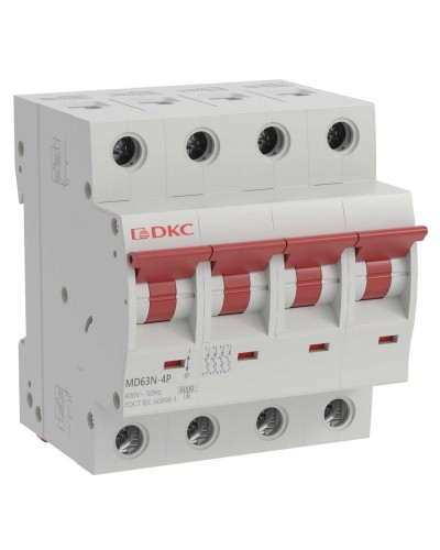 YON max MD63N 4P 20А 6кА C (MD63N-4PC20). Автоматический выключатель. ДКС в Вологде