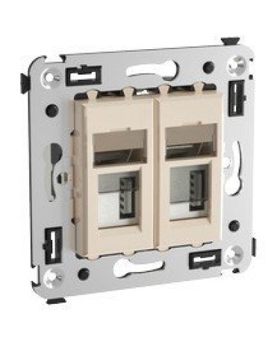 Розетка USB в стену Avanti ванильная дымка (4405543). Розетка USB. ДКС в Вологде