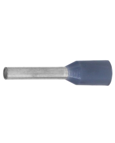 Наконечник-гильза НШВИ 0.75-12, серый (100 шт) (IF0.75-12GR). Наконечник-гильза с изолированным фланцем. ДКС в Вологде