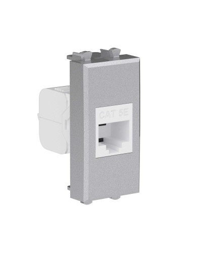 Розетка RJ-45, кат.5E, Avanti, 1 модуль, закаленная сталь (4404661): Розетка компьютерная модульная в Вологде