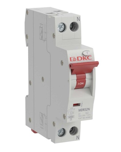 YON max MDR, 1P+N, 10mA, 16A, 6kA, А (MDR32N-1N1C16-A). Компактный автоматический выключатель дифференциального тока. ДКС в Вологде