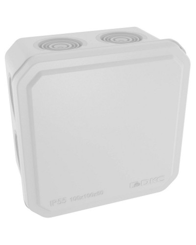 Коробка ответвительная с кабельными вводами IP55, 100х100х50 (53800). Коробка ответвительная. ДКС в Вологде