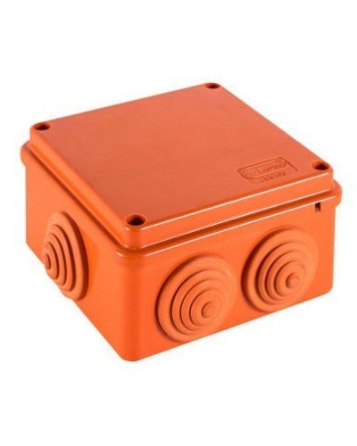 Коробка JBS100 100х100х55, 6 вых., 10P (1,5-6мм²) (43497HF): Коробка монтажная, огнестойкая, без галогена в Вологде