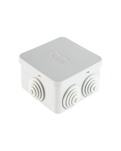 Коробка JBS070 70х70х40, 6 вых., IP44, серая (44056). Коробка монтажная. Экопласт в Вологде