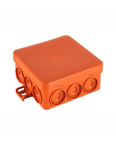 Коробка JBL085 85х85х38, 12 вых., 10P (0,15...2,5мм²) (43365HF). Коробка монтажная, огнестойкая, без галогена. Экопласт в Вологде