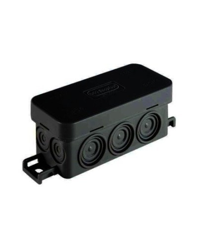 Коробка JBL090 90х42х40, 10 вых., IP55, черная (44055BL-1). Коробка монтажная. Экопласт в Вологде