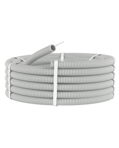 Труба HFFR тяжелая D50, серая (21150HF-GR): Труба гофрированная, с зондом, не распространяющая горение, без галогена в Вологде