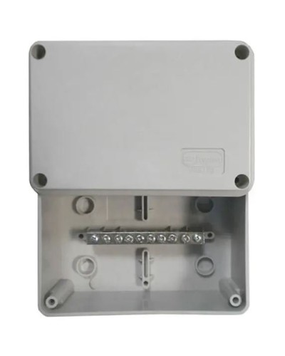 Коробка (КУП) JBS080 85х85х40, 6 вых, IP44 (44006KP): Коробка уравнивания потенциалов (КУП), 6х9мм, 8 зажимов в Вологде