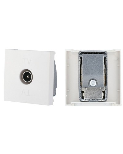 Розетка TV оконечная, белый LK45 (852104). Розетка TV. Экопласт в Вологде
