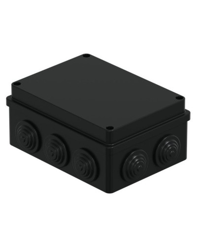 Коробка JBS150 150х110х70, 10 вых., IP55, черная (44009BL-1). Коробка монтажная. Экопласт в Вологде