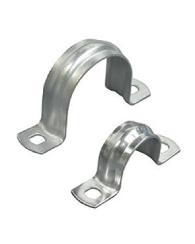 Скоба двухлапковая D50 с двумя отверстиями (50шт) (43650-50): Скоба оцинкованная в Вологде