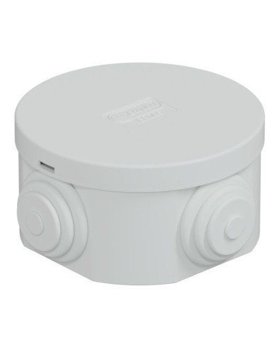 Коробка JBR065 D=65х35, 4 вых., IP44, белая (44004W-1). Коробка монтажная. Экопласт в Вологде