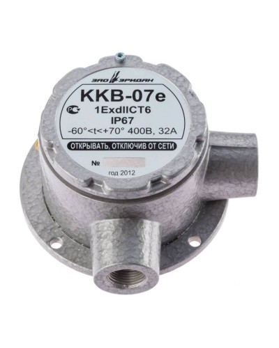 ККВ-07е-Ех-А-Р1-У-БК1, ШТ1/2+ШТ1/2. Коробка коммутационная взрывозащищенная угловая. Эридан в Вологде