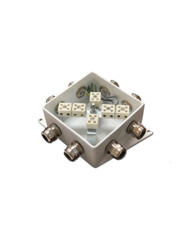 КМ-О (12к*6,0)-IP66-120х120, пять вводов: Коробка монтажная огнестойкая в Вологде