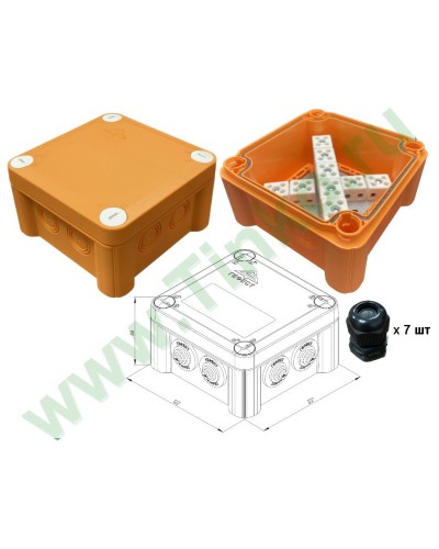 КМ-О-1212(П)(18к)-IP66(П6-12): Коробка монтажная огнестойкая в Вологде
