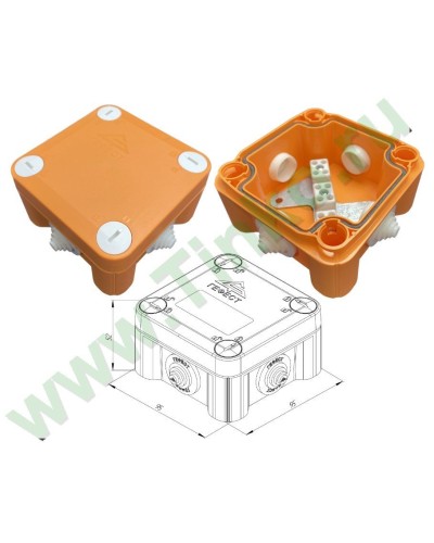 КМ-О-1010(П)(8к)-IP55: Коробка монтажная огнестойкая в Вологде