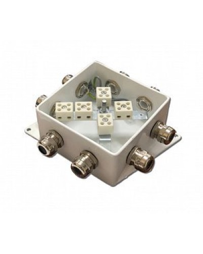 КМ-О (10к*10,0)-IP66-120х120, четыре ввода: Коробка монтажная огнестойкая в Вологде