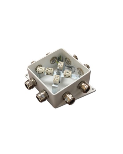 КМ-О (10к)-IP66-120х120, пять вводов: Коробка монтажная огнестойкая в Вологде