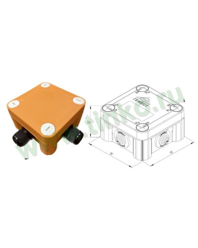КМ-О-1010(П)(8к)-IP66(П6-12): Коробка монтажная огнестойкая в Вологде