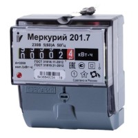 Меркурий 201.7 1ф 5-60А 1 класс точности, 1 тариф (00000032680). Счетчик электроэнергии. Инкотекс