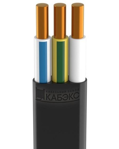 ВВГ-Пнг(А)-LS 3х4 ОК (N PE) 0,66кВ Кабэкс (ТХМ00070641). Кабель силовой, не распространяющий горение, не содержащих галогенов. Кабэкс в Вологде