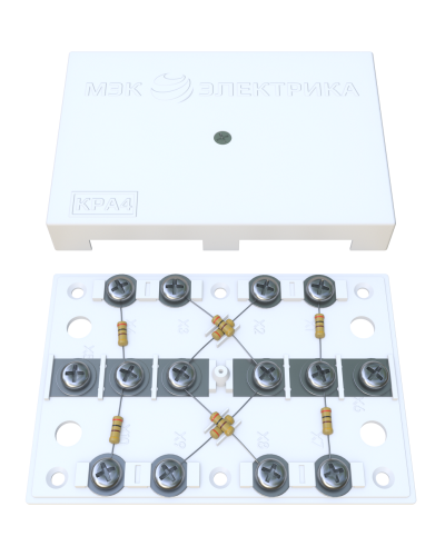 KRA-4 300 Om white (MEC42103). Коробка на 4 абонента. МЭК-Электрика в Вологде