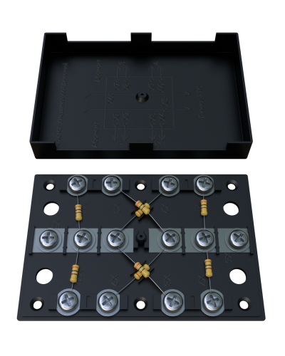 KRA-4 75 Om black (MEC42102). Коробка на 4 абонента. МЭК-Электрика в Вологде