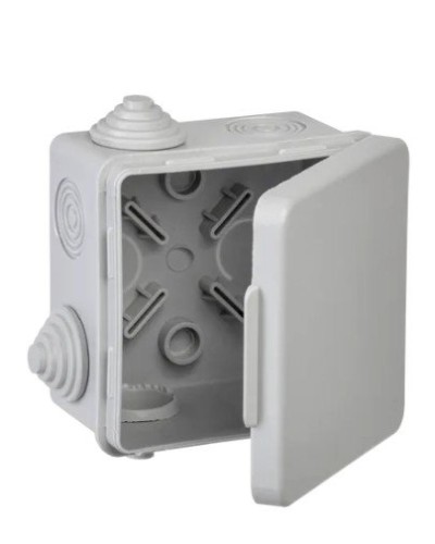 Коробка КМ 80х80х50 GENERICA (UKO31-080-080-050-K03-54G). Коробка распаячная для открытой проводки. GENERICA в Вологде