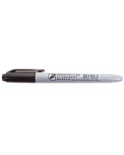 Маркер перманентный Crown «Multi Marker Slim» 2 мм, черный, пулевидный (08-8201): Ручка для маркировки в Вологде