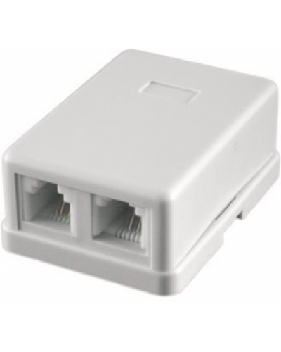 STK-RJ-45(8P8C), CAT.6, 2 выхода, Dual IDC компьютерная розетка: Розетка компьютерная 2 выхода в Вологде