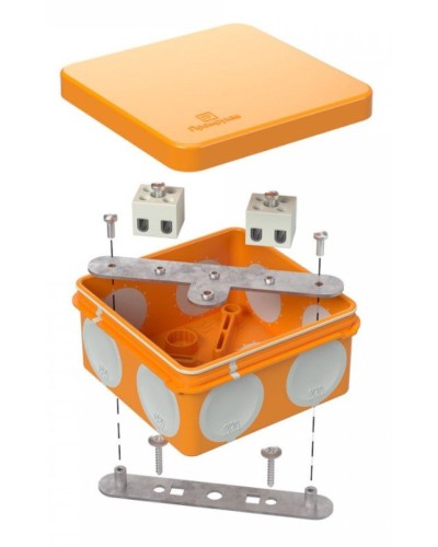 Коробка огнестойкая 80х80х40 (60-0210-FR2.5-4). Коробка огнестойкая для открытой установки. Промрукав в Вологде