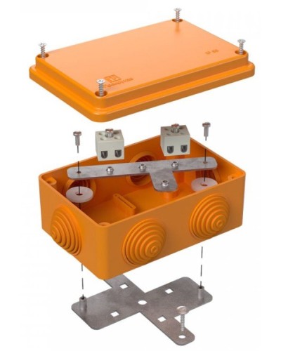 Коробка огнестойкая 120х80х50 (40-0340-FR1.5-4). Коробка огнестойкая для открытой установки. Промрукав в Вологде