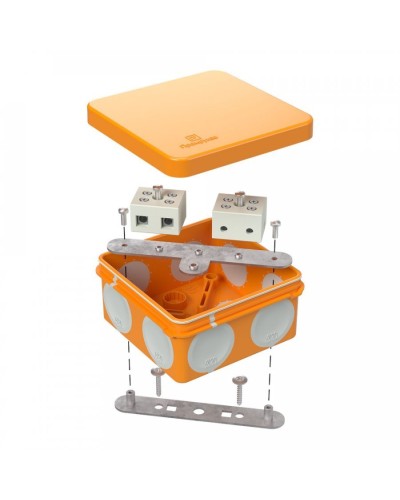 Коробка огнестойкая 80х80х40 (60-0210-FR10.0-4). Коробка огнестойкая для открытой установки. Промрукав в Вологде