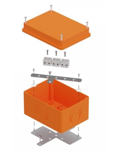 Коробка огнестойкая 150х110х90 E15-E120 для о/п (40-0351-FR1.5-6). Коробка огнестойкая для открытой установки. Промрукав в Вологде