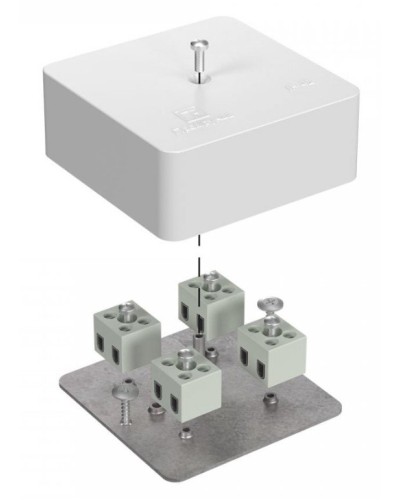 Коробка огнестойкая 75х75х30 (40-0450-FR2.5-8). Коробка огнестойкая для открытой установки. Промрукав в Вологде