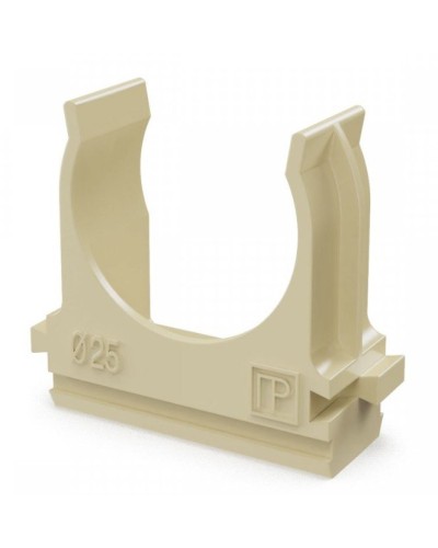 Крепёж-клипса для труб АБС-пластик сосна D25 (100 шт) (PR13.0050). Крепление для труб ПВХ. Промрукав в Вологде