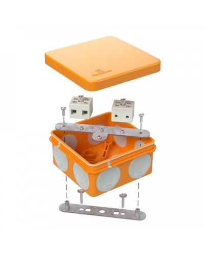 Коробка огнестойкая 80х80х40 (60-0210-FR6.0-4). Коробка огнестойкая для открытой установки. Промрукав в Вологде