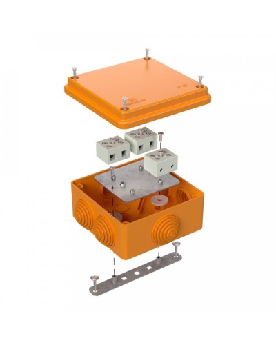 Коробка огнестойкая 100х100х50 (40-0300-FR6.0-6). Коробка огнестойкая для открытой установки. Промрукав в Вологде